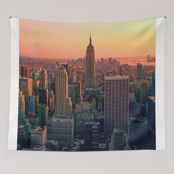 Item preview, Sunset of New York City (Color) designed and sold by NoColorDesigns.