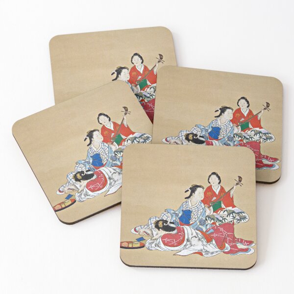 Item preview, Three Beauties (Restored Japanese Artwork) designed and sold by PromoteProgress.