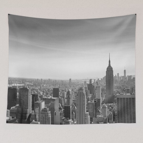 Item preview, New York CItyscape (Black and White) designed and sold by NoColorDesigns.