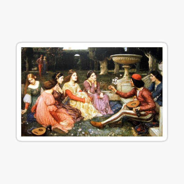 Item preview, A Tale From the Decameron - John William Waterhouse  designed and sold by forgottenbeauty.