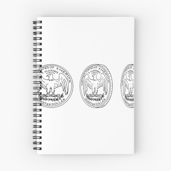Item preview, United States Quarter Dollar Reverse Drawing designed and sold by patrimonio.