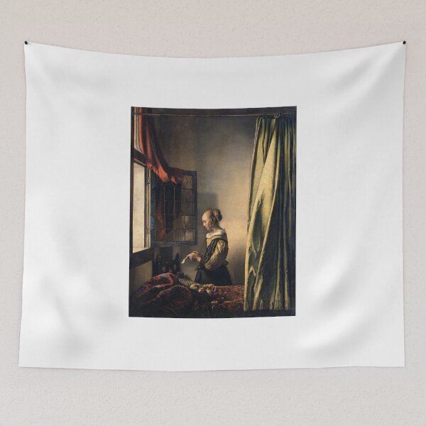 Item preview, Girl Reading a Letter at an Open Window (Vermeer) designed and sold by ArtHistorical.