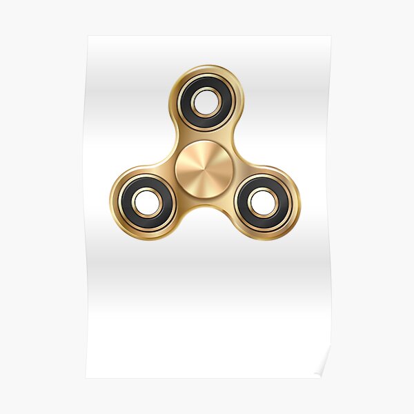 Fidget Spinner Posters Redbubble - student fidget spinner roblox