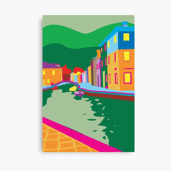 Burano, Italy Canvas Print