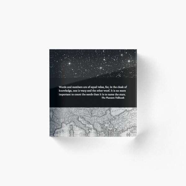 Rhyme and Reason's Wisdom Acrylic Block