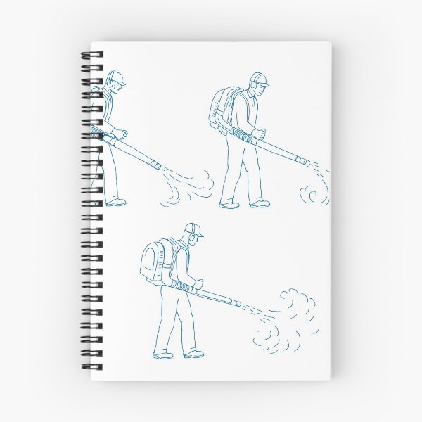 Item preview, Gardener Leaf Blower Drawing designed and sold by patrimonio.