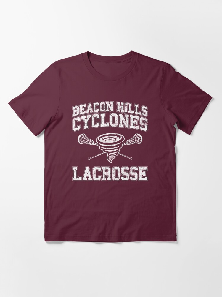 Beacon Hills Lacrosse Cyclones Adult Dark T-Shirt 