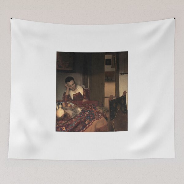 Item preview, A Girl Asleep (Vermeer) designed and sold by ArtHistorical.