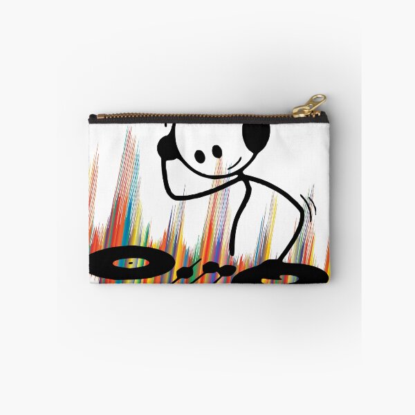 Item preview, Stick figure DJ - Musicwaves designed and sold by DerNerd.
