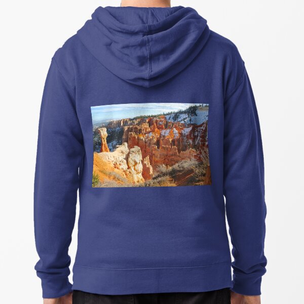 Bryce Canyon, The Cathedral, Arizona Zipped Hoodie