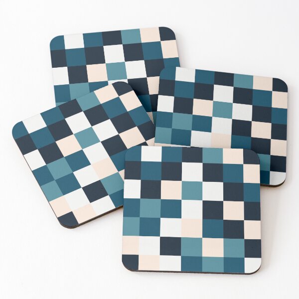Item preview, Blue & Neutral Squares II  designed and sold by BlertaDK.