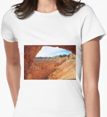 Rock Formations of Bryce Canyon, Arizona Women's Fitted T-Shirt