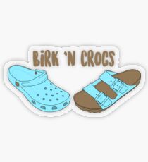 Birk 'n Croc Transparent Sticker