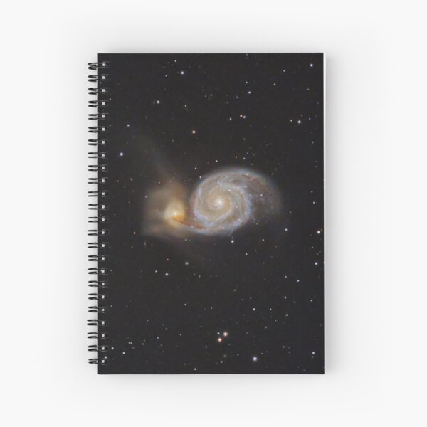 M51 - Whirlpool Galaxy Spiral Notebook