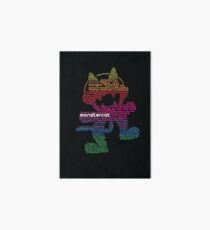 Monstercat Artists Wordart Art Board