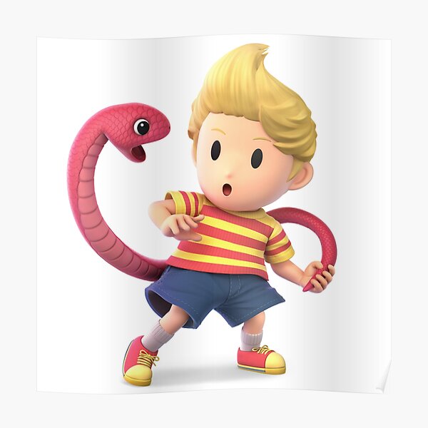 Earthbound Mother 3 Super Smash Bros Lucas Posters | Redbubble