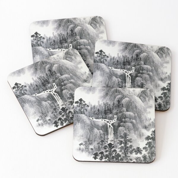 Item preview, Mountain Stream on a Summer Day, (Restored Japanese Artwork) designed and sold by PromoteProgress.