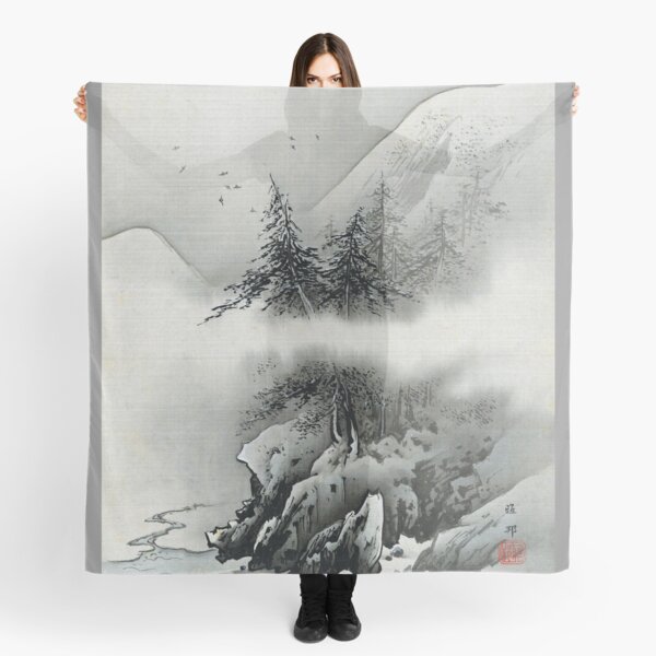 Item preview, Snow Landscape (Restored Japanese Artwork) designed and sold by PromoteProgress.