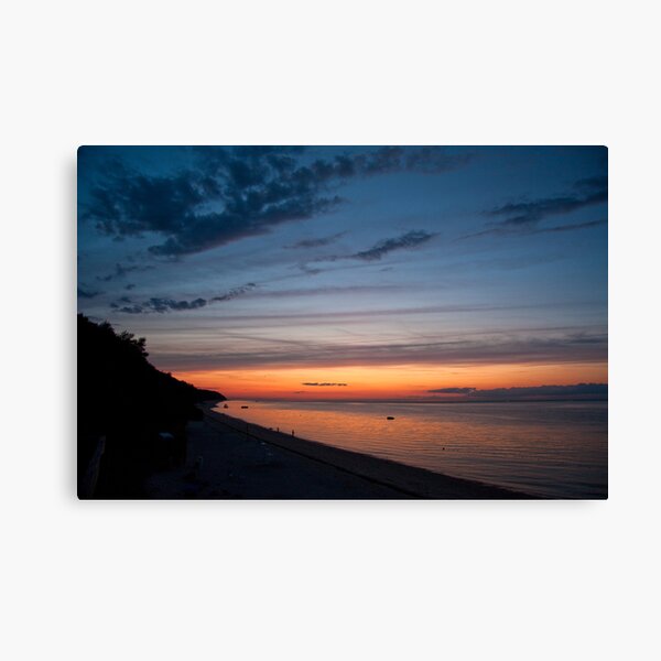 Friendship Beach, Rocky Point, New York Sunset Canvas Print