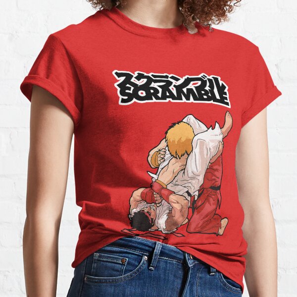 BJJ R vs K Scramble Camiseta clásica