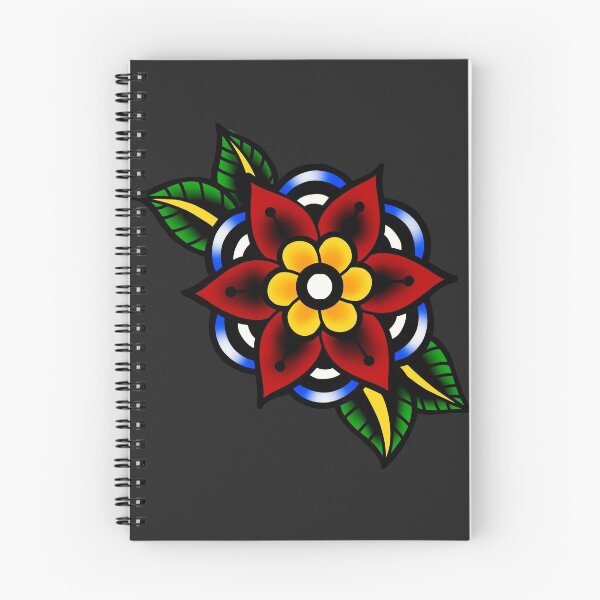 Item preview, Traditional Tattoo Flower Flash Art designed and sold by Caseychaotic.