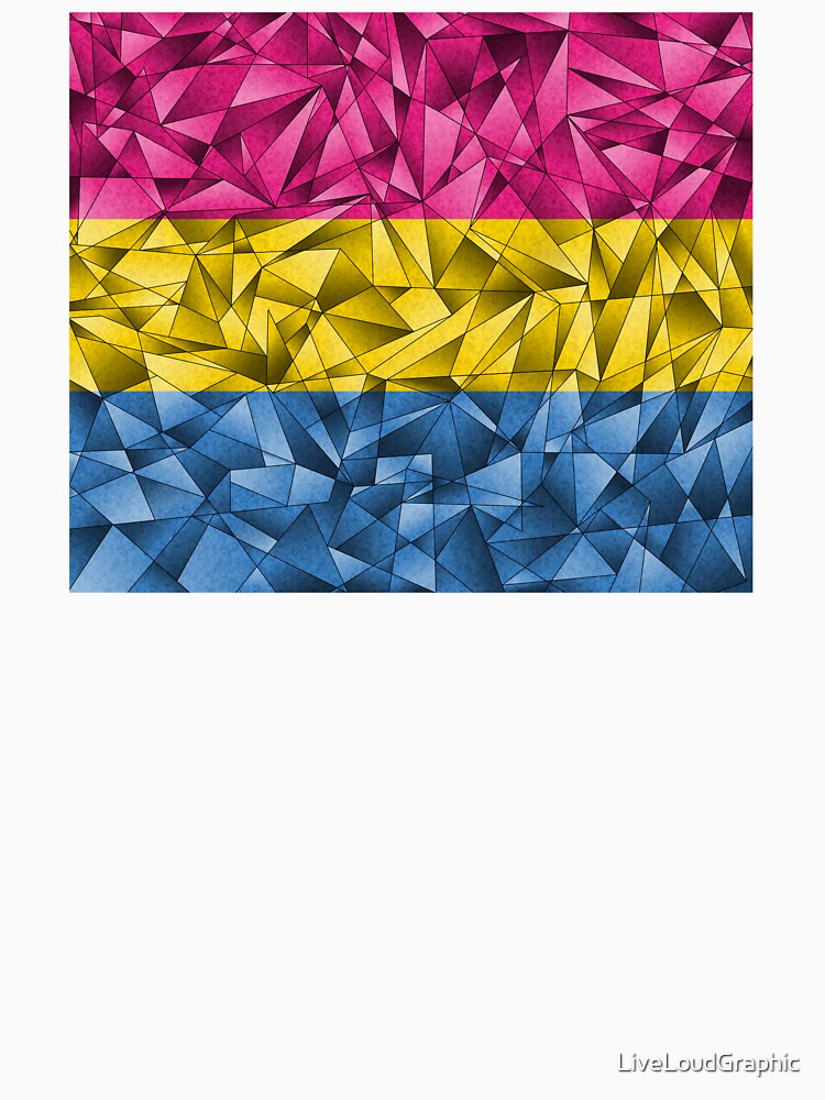 Abstract Pansexual Flag by LiveLoudGraphic