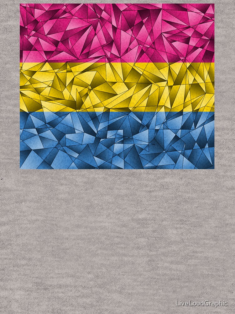Abstract Pansexual Flag by LiveLoudGraphic
