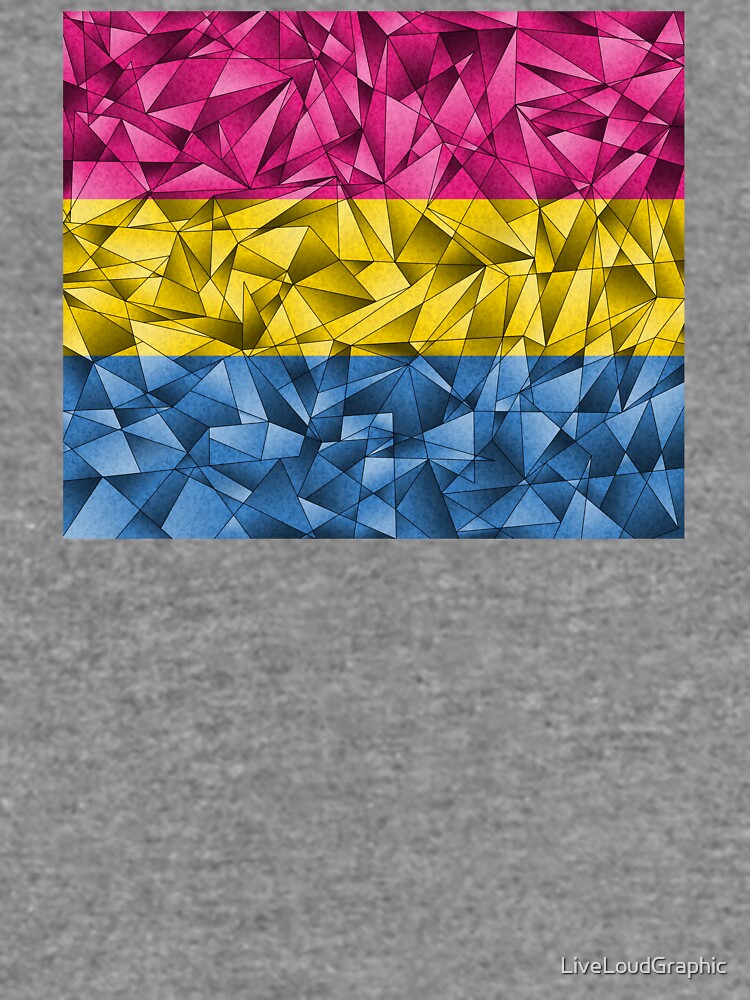 Abstract Pansexual Flag by LiveLoudGraphic