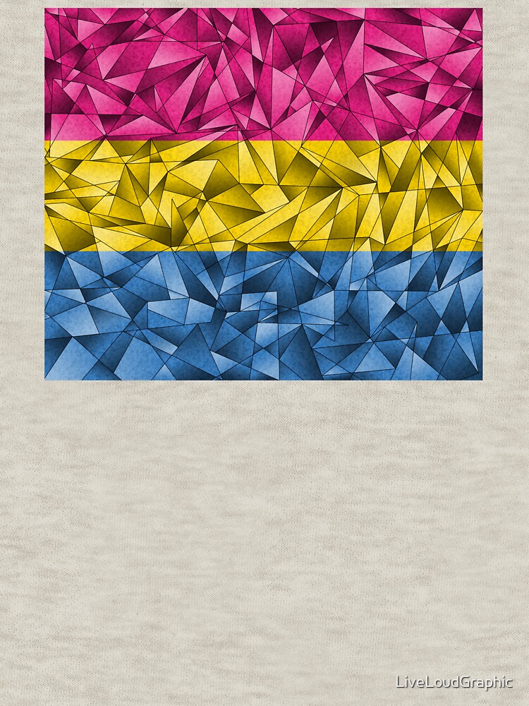 Abstract Pansexual Flag by LiveLoudGraphic