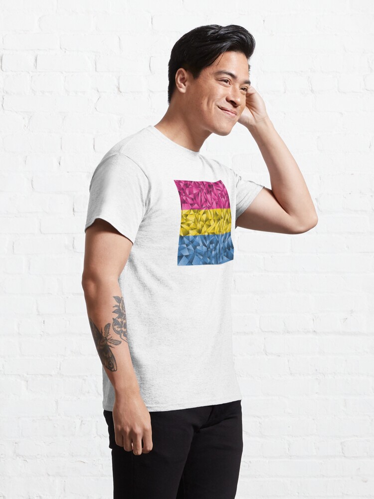 Alternate view of Abstract Pansexual Flag Classic T-Shirt