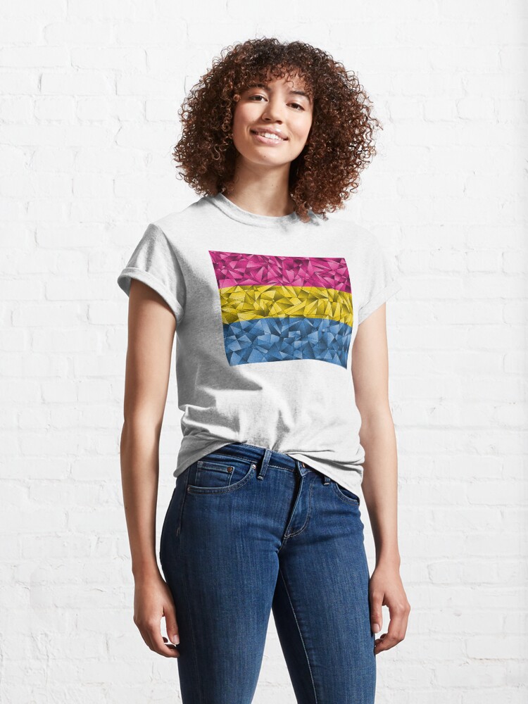 Alternate view of Abstract Pansexual Flag Classic T-Shirt