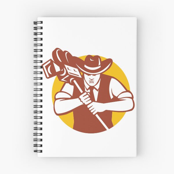 Item preview, Cowboy Camera Operator Mascot designed and sold by patrimonio.