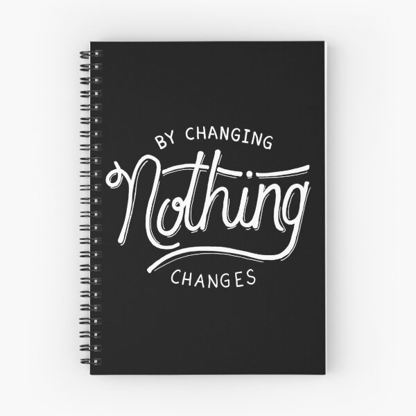 Item preview, By changing nothing nothing changes  designed and sold by Kerry Pritchard.