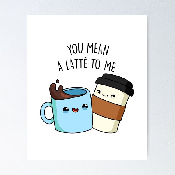 Espresso Yourself Funny Coffee Pun Poster, Zazzle