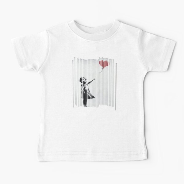 Hey! I Fixed It! Banksy Shredded Balloon Girl Baby T-Shirt