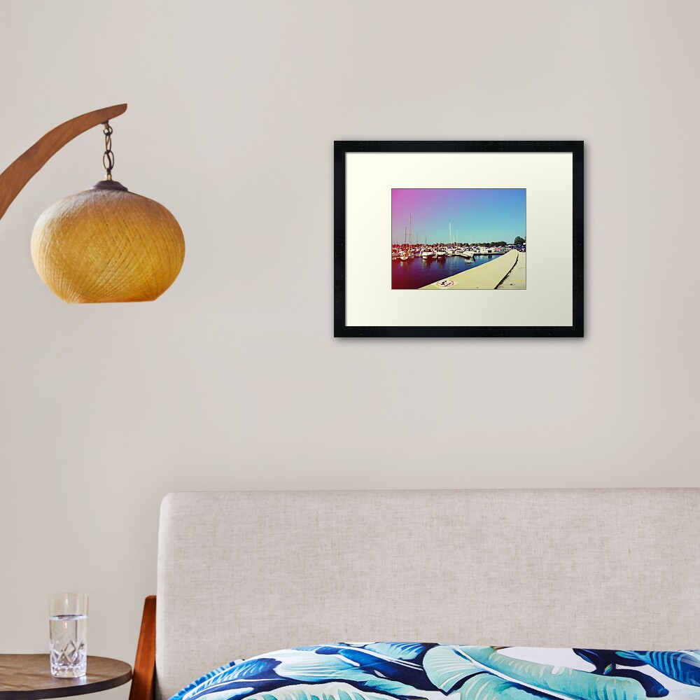 Boats III Framed Art Print