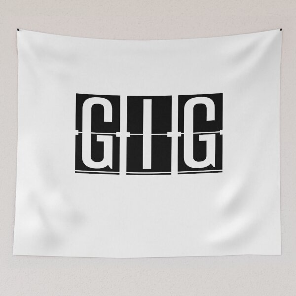 Item preview, GIG - Galeão International Airport - Rio De Janeiro Brazil Airport Code Gift or Souvenir designed and sold by Theodore Cory.