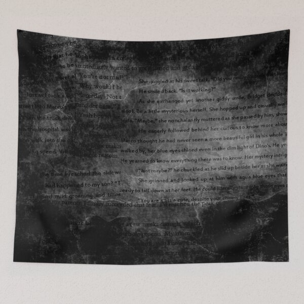 Item preview, Black Grunge Faded Words designed and sold by calliew1217.