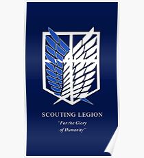 Attack on Titan scouting legion Shingeki no Kyojin Poster