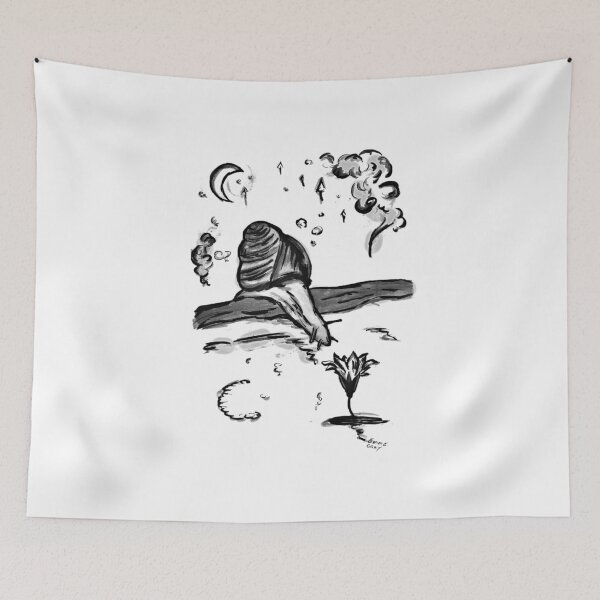 Item preview, Inktober - day 2 TRANQUIL designed and sold by EmmeGray.