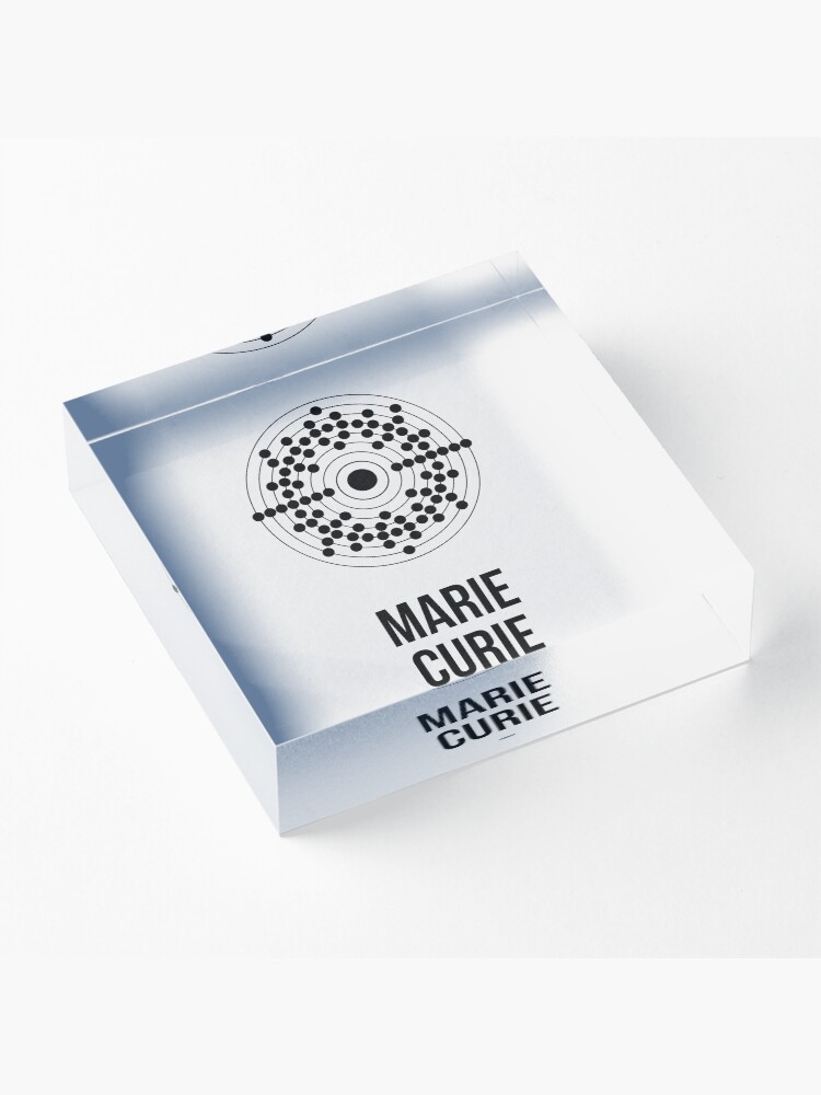 Alternate view of MARIE CURIE - Women in Science Acrylic Block