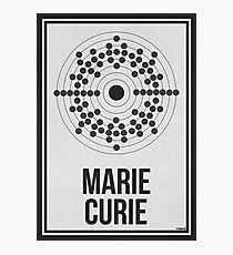 MARIE CURIE - Women in Science Photographic Print