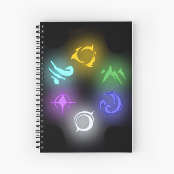 "The Dragon Prince" Primal Magic Symbols Spiral Notebook