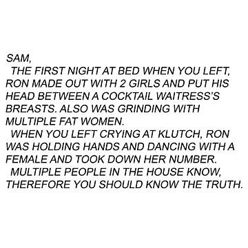 "Jersey Shore The Note" Poster for Sale by Jillian Henriques Redbubble