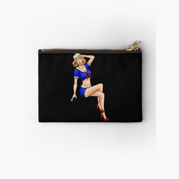Item preview, Pin up Sailor Girl Tattoo Flash Art designed and sold by Caseychaotic.