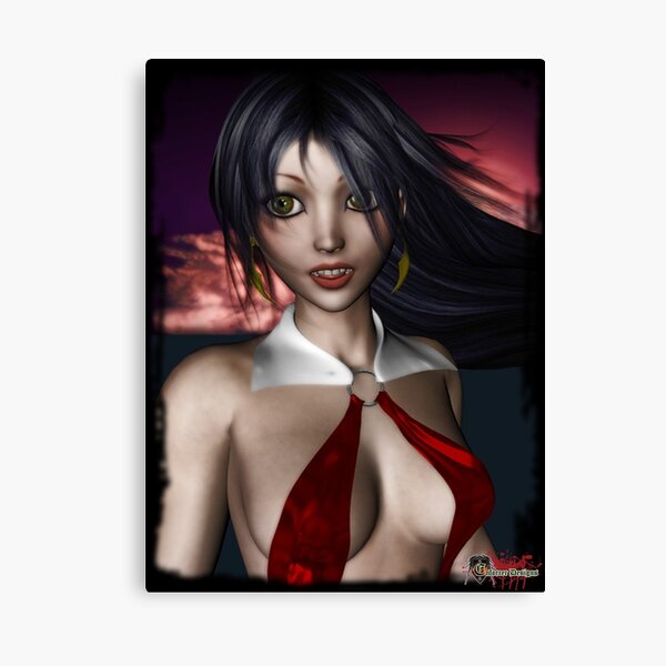 Vampirella Derivitive Art Canvas Print