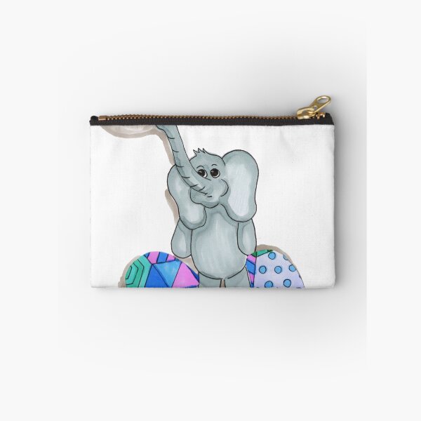 Item preview, Elephant blowing up balloons  designed and sold by Ashleigh O'Lynn.