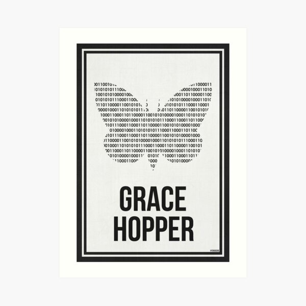 GRACE HOPPER - Women in Science Art Print