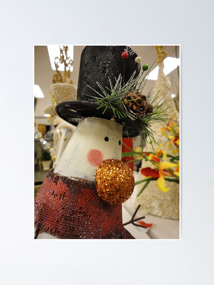 Alternate view of Snowman's Shiny Nose Poster