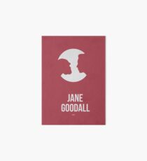 JANE GOODALL - Women in Science Art Board Print